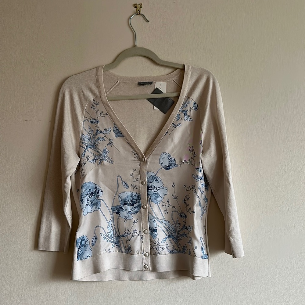 Vintage with tag - Ann Taylor Silk Cardigan